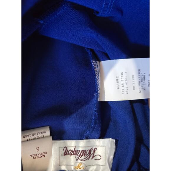 Vintage Worthington Women’s Royal Blue Stirrup Pants – Size 6 - Picture 7 of 9